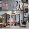 vidaXL Werkbank 100x60x83 cm Massivholz Buche Rechteckig 3309661 Bild 3