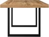 Esstisch Elgin 3 175-275x80x100 Holzwerkstoff Schwarz/Wotan Eiche Bild 5