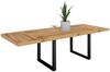 Esstisch Elgin 3 175-275x80x100 Holzwerkstoff Schwarz/Wotan Eiche Bild 2