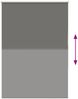 vidaXL Verdunkelungsrollo Grau 90x130 cm Stoffbreite 85,7 cm Polyester 4011100 Bild 5