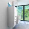 Badmöbel Set Gently 1 V2 L Weiß MDF Waschtisch 80cm ohne LED Beleuchtung Bild 4