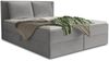 Boxspringbett Egro mit 2 Bettkästen und Zwei große Kissen - Doppelbett mit Bonell-Matratze und Topper, Polsterbett (Grau (Paros 05), 180 x 200 cm) Bild 2