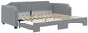 vidaXL Tagesbett Ausziehbar Hellgrau 90x200 cm Stoff 3197634 Bild 2