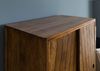 Kleiderschrank Mango 100x60x180 braun geölt / Griff schwarz LOS ANGELES #111 Bild 4