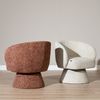 Bronx71 Sessel Lenn drehbar Chenille taupe Bild 2