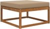 vidaXL Sofakissen für draußen Taupe 80 x 80 x 8 cm Polyester 900820 Bild 3
