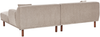 Ecksofa 3-Sitzer HOLT Stoff Taupe linksseitig Bild 5
