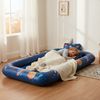 Avenli Luftmatratze Kinderluftbett aufblasbar DreamAir 152 x 89 x 17,5 cm blau Bild 2