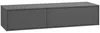 Vente-unique - ISAURE Waschbeckenmöbel Holz, Platte Grau - B 47 cm x H 32 cm x L 150 cm Bild 2