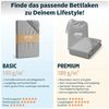 OTTO home Spannbettlaken Cremona, BASIC und PREMIUM Qualität, mit Elasthan, Baumwolle, Jersey (180 g/m), Gummizug: rundum, (1 Stück), Jersey Bettlaken ab Größe 90x200 cm, Strapazierfähig und langlebig Bild 2