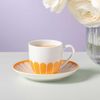Villeroy & Boch Fleur Couleur Espressotasse mit Untertasse 70 ml 6er Set - Soleil Bild 2