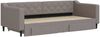 vidaXL Tagesbett Ausziehbar mit Schubladen Taupe 90x200 cm Stoff 3197465 Bild 3