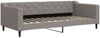 vidaXL Tagesbett Ausziehbar mit Schubladen Taupe 90x200 cm Stoff 3197465 Bild 4