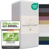 Strauss Home Spannbettlaken Premium, Gummizug: Rundumgummi, 150gr/m2 Premium Jersey 100% Baumwolle Bild 4