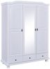 Kleiderschrank KAPPL weiß Dielenschrank 3 Türen Kiefer Bild 3