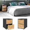 Kommode Ruben Goldkraft Eiche 40.2 x 53.6 cm mit Schubladen Vicco Bild 2