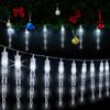 Monzana Lichterkette Eiszapfen 40 LED 6,2m weiß Weihnachten Innen Außen Eiszapfenlichterkette Weihnachtsdeko Bild 4
