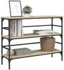 vidaXL Konsolentisch Sonoma-Eiche 100x32x75 cm Holzwerkstoff 839049 Bild 4
