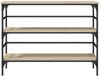 vidaXL Konsolentisch Sonoma-Eiche 100x32x75 cm Holzwerkstoff 839049 Bild 5