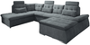 Couch NALO Sofa Schlafcouch Wohnlandschaft Bettsofa anthrazit U-Form links Bild 4