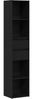 vidaXL Bücherregal Schwarz Eichen-Optik 36 x 30 x 171 cm Holzwerkstoff 862499 Bild 2