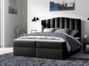 Mirjan24 Boxspringbett Moriba,, Dunkelgrau, 140x200 cm, Plüsch Bild 2