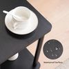 Beistelltisch Holz 2 Tier Schwarz Nachttisch Schmal 40x30x52cm Stauraum Kleiner Bild 4