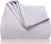 Laynenburg Tagesdecke Waffelpique aus 100% Baumwolle – Baumwolldecke, Kuscheldecke, Wohndecke als Sommerdecke, Bett-Überwurf, Couch-Überwurf, Sofa-Decke Bild 2