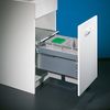 NABER Abfallsorter 20 (2x10) Liter COX® BASE 360 S/400-2 hellgrau ohne Biodeckel, ab 40 cm Schrankbreite Bild 5