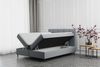Boxspringbett Schlafzimmerbett MARAL 180x220cm in Stoff Monolith Weinrot Bild 2