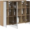 vidaXL Badezimmerspiegelschrank Kunsthandwerk Eiche 889174 Bild 3