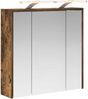 vidaXL Badezimmerspiegelschrank Geräucherte Eiche 63,5 x 16 x 62,5 cm 889163 Bild 2