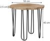 Couchtisch Ringo Eiche 50 x 50 cm Vicco Bild 2