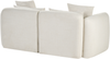 Sofa 3-Sitzer EKENES Stoff Cremeweiß Bild 5