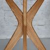 Ragaba ovaler Esstisch, Esche & MDF Eschenholzfurnier, 75x100 cm, Eichenbeize Bild 2