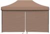 vidaXL Party-Zelt Braun 292 x 440 x 315 cm Oxford-Stoff 42023636 Bild 4