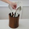 Zoha Küchenwender - Küchenutensilien Set Akazienholz Silikon 8-teilig mit Halter, Silikonköpfe Bild 4