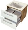 Waschtisch-Set >Livorno< in weiß-matt - 60x54x48cm (BxHxT) Bild 3