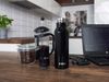 NOVEEN Glänzende Edelstahl Thermoflasche | 500 ml, Schwarz Bild 5