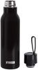 NOVEEN Glänzende Edelstahl Thermoflasche | 500 ml, Schwarz Bild 3