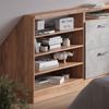 Dachschrägenschrank Rion Goldkraft Eiche 80 x 81.6 cm mit 4 Fächern Vicco Bild 5