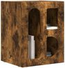 vidaXL Nachttisch ELST 2 Stk. Geräucherte Eiche 40 x 35 x 50 cm 891255 Bild 3
