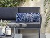 Gartenkissen 2er Set GLIMMER Pflanzenmuster 30 x 50 cm Blau Bild 3