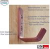 SO-TECH® Kleiderhaken Loxten 60 x 20 x 45 mm oder 142 x 20 x 45 mm Edelstahl, (5-St), verschiedene Farben Garderobenhaken Wandhaken bunt Bild 3