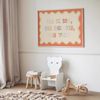 Poster Kinderzimmer · Be Kind, Be Brave, Be You · Bunter Spruch in Regenbogenfarben · Mutmachende Wanddeko · Ohne Rahmen - 60x90cm Bild 4