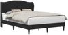 vidaXL Bettrahmen mit Kopfteil Schwarz 160 x 200 cm Samt 42027933 Bild 2