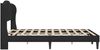 vidaXL Bettrahmen mit Kopfteil Schwarz 160 x 200 cm Samt 42027933 Bild 5