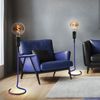 Tischlampe, Kabel Design, blau, H 46,5 cm Bild 3