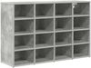vidaXL Schuhschrank mit Regal Betongrau 103 x 30 x 67 cm Holzwerkstoff 808733 Bild 2