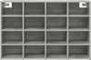 vidaXL Schuhschrank mit Regal Betongrau 103 x 30 x 67 cm Holzwerkstoff 808733 Bild 5